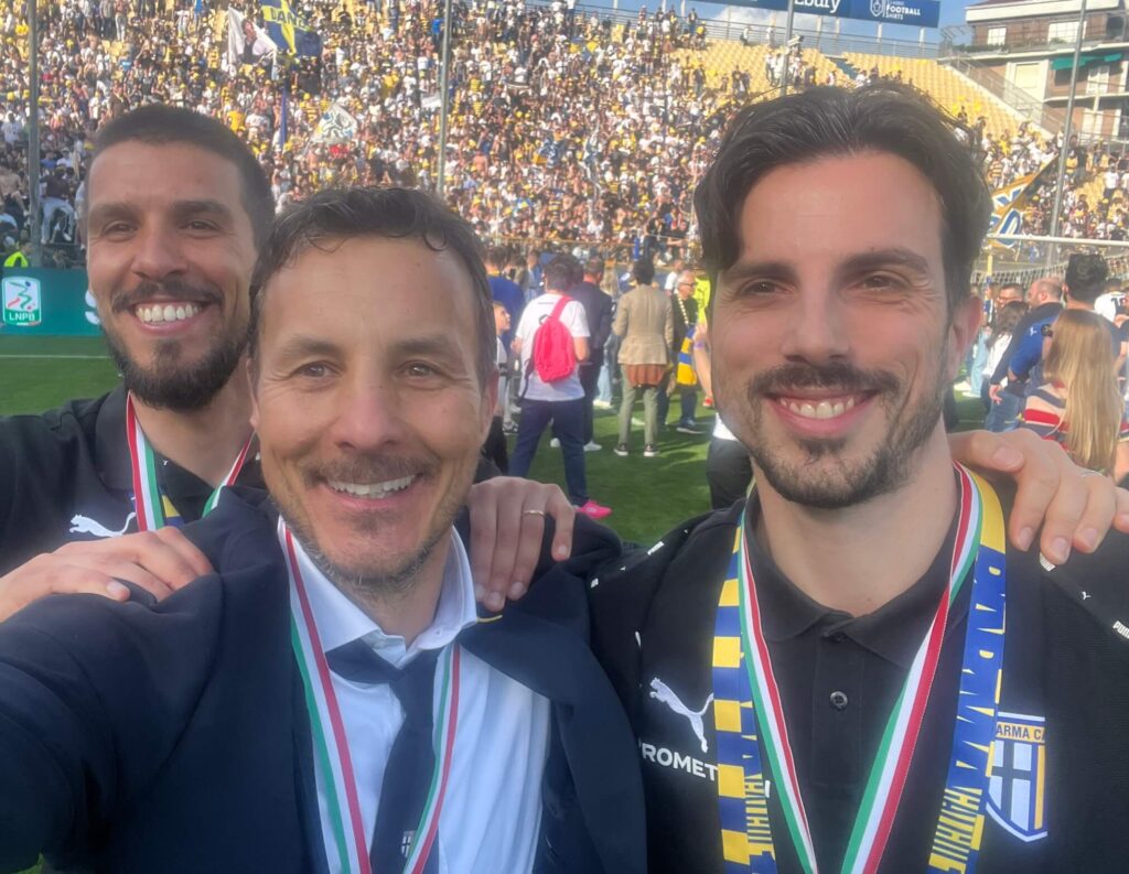 Parma promozione in Serie A Radiologia Pasta festeggia