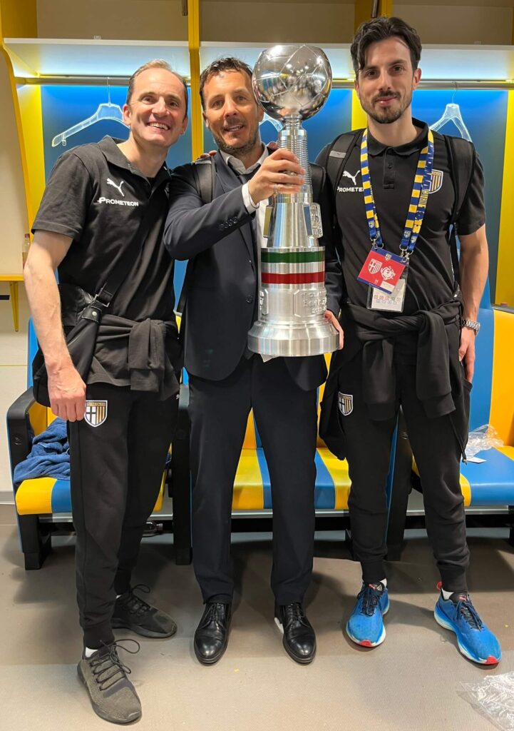 Parma promozione in Serie A Radiologia Pasta festeggia